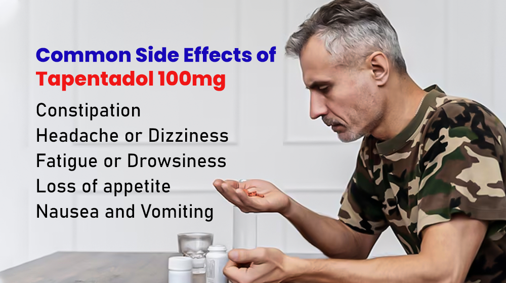 common side effects of tapentadol 100mg